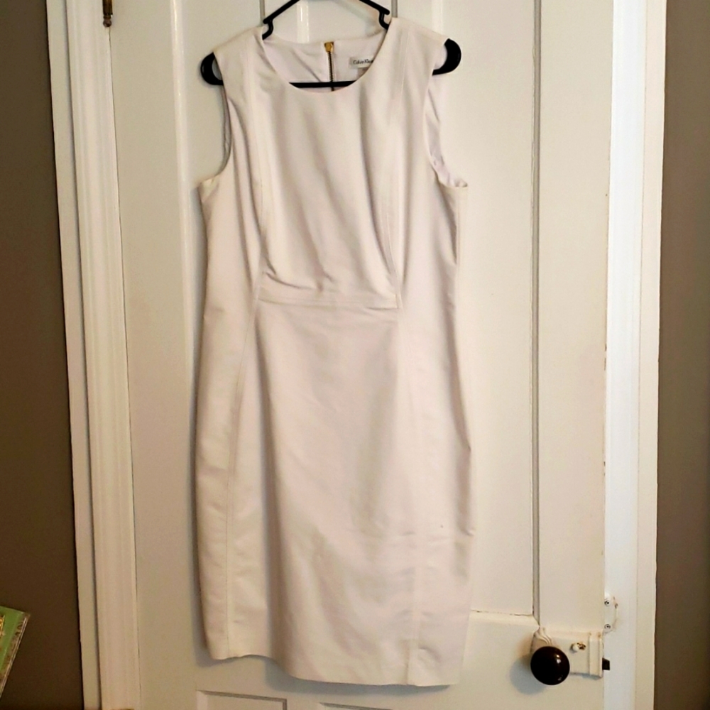 White Calvin Klein Dress